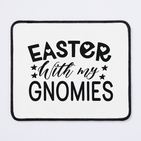 Item preview, Easter With My Gnomies - Funny Easter Quotes Retro Vintage Aesthetic Cute Spring Holiday Gnome Gift designed and sold by FuzionRaptor.