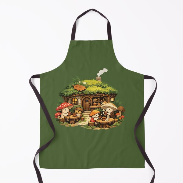 Item preview, Cozy Mushroom Cottage Café Cute Forest Friends designed and sold by SimplePoDesign.