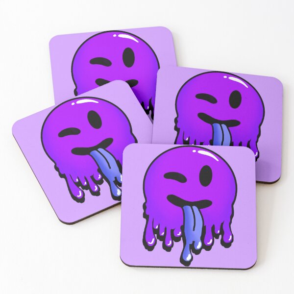Item preview, Melty Face - Purple designed and sold by LMaccaMakes.