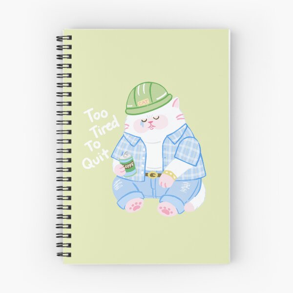 Item preview, Tired Hard Hat Kitty designed and sold by Gotta Geta Gato.