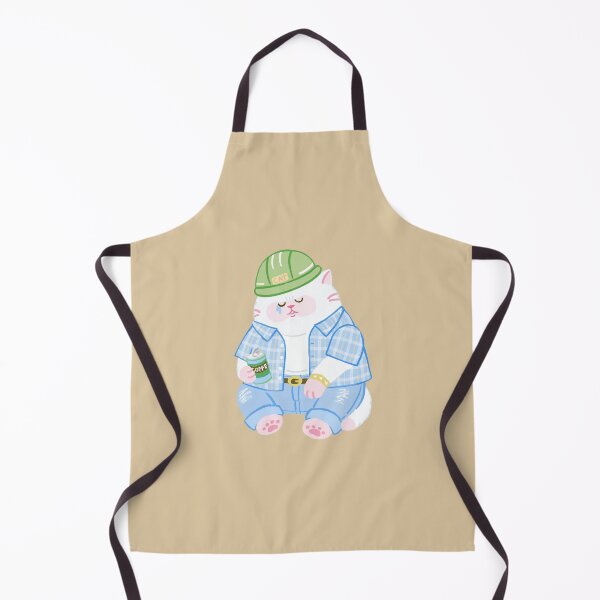 Item preview, Tired Hard Hat Kitty designed and sold by Geta Gato.