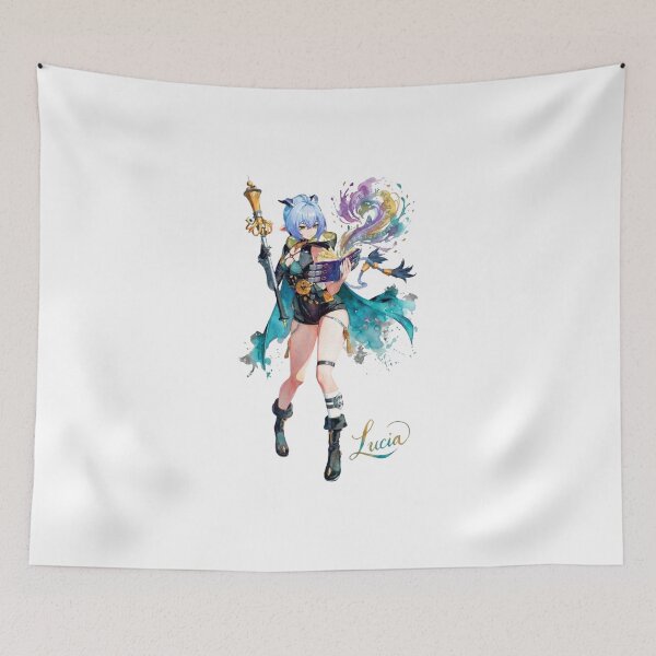 Item preview, Lucia Elowen  I Watercolor Splash Art | Zenless Zone Zero designed and sold by TaidoArts.