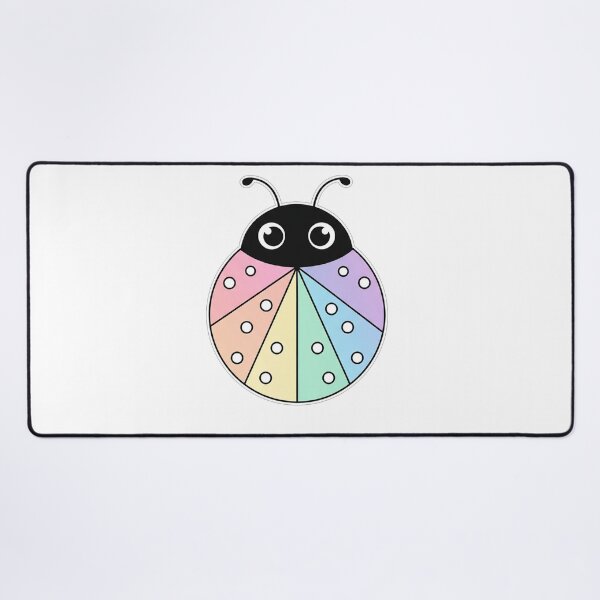 Item preview, Cute Pastel Rainbow Ladybug Kawaii Illustration designed and sold by Owcomm.
