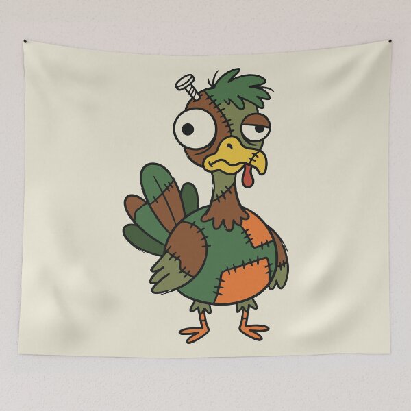 Item preview, Funny Turkey Face Halloween designed and sold by bihtti.