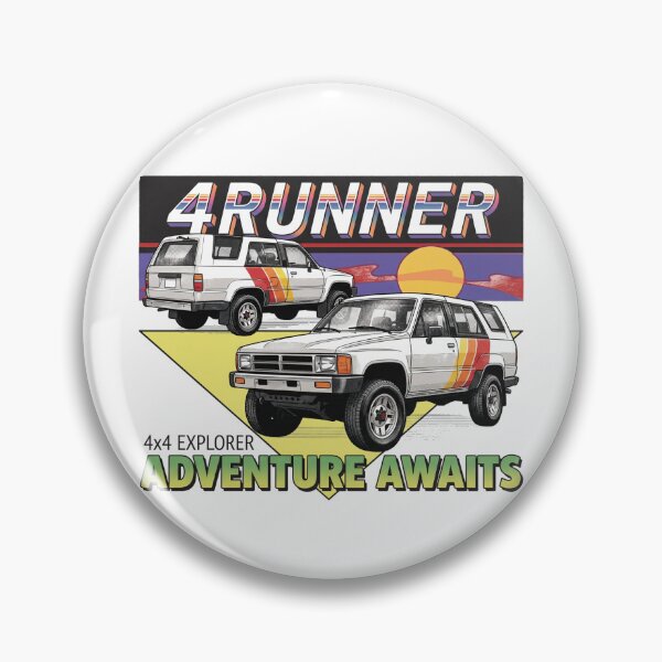 Item preview, 4Runner First Gen Retro Sunset Offroad Adventure [White Shirt Only] designed and sold by Off-Road-Zone.