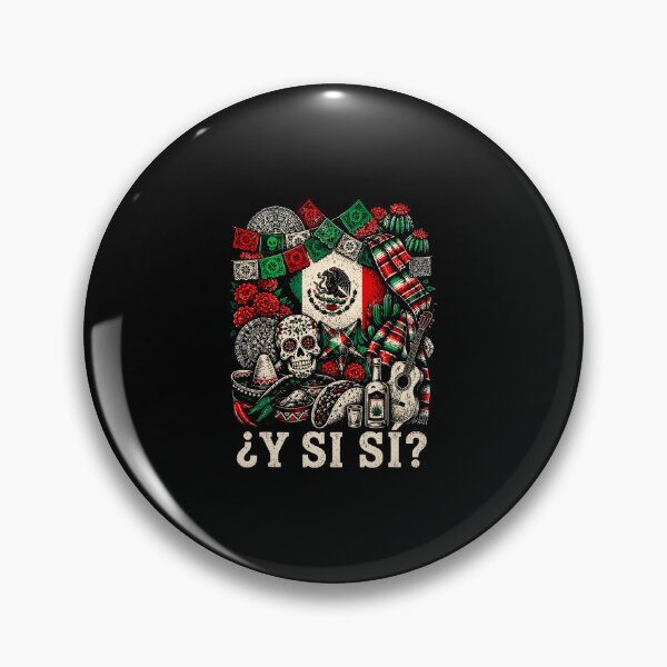 Item preview, Y Si Si Funny Mexican Skull Mexican Flag Fiesta Cinco De Mayo Culture designed and sold by nojany.