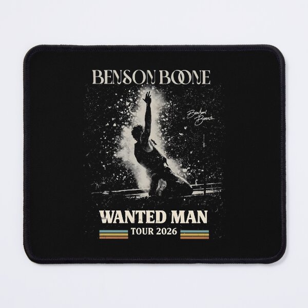 Item preview, Benson - Wanted Man Tour 2026 Vintage Concert Fan designed and sold by nojany.