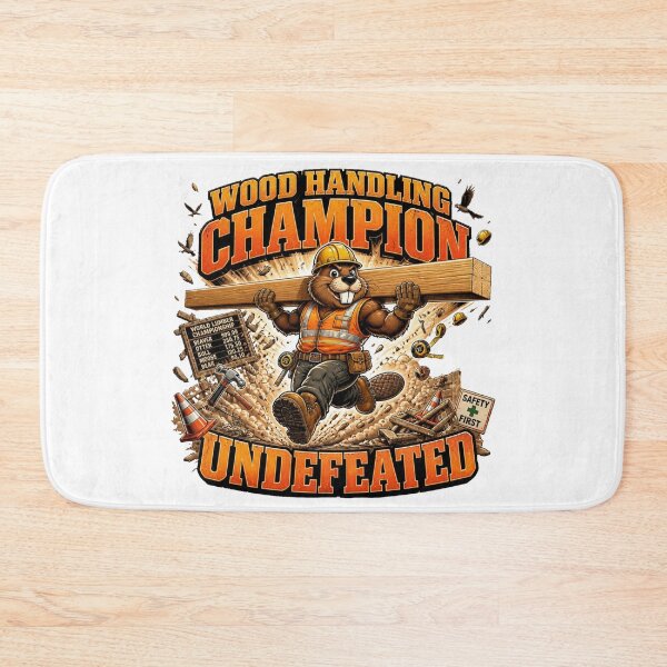 Item preview, Wood Handling Champion Funny Beaver Comic T-Shirt designed and sold by Cavalier-org.