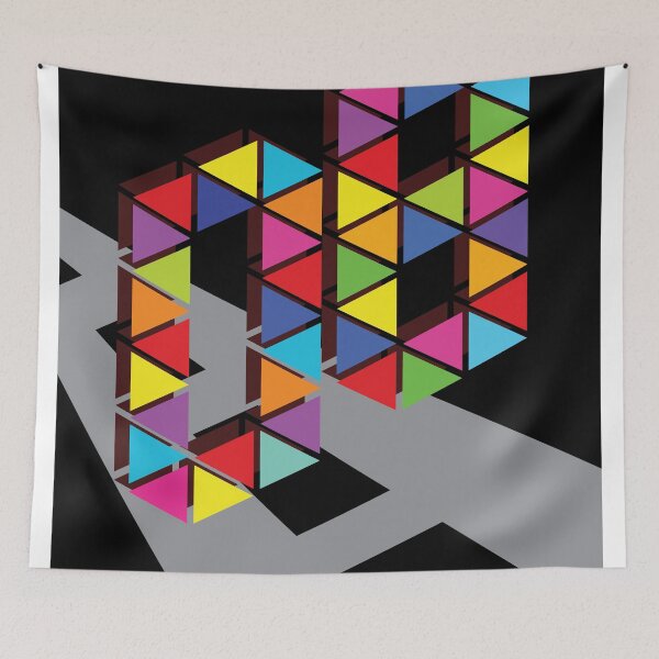 Item preview, Isometric Geometric Number Graphic designed and sold by PowerAntShop.