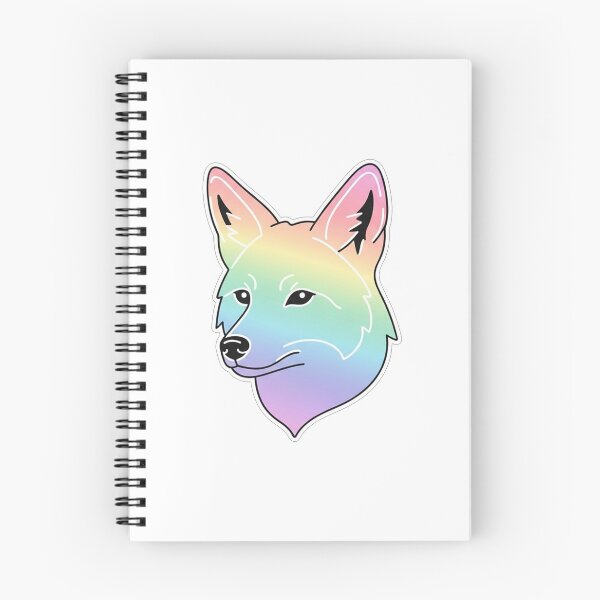 Item preview, Colorful Pastel Rainbow Fox Portrait designed and sold by Owcomm.