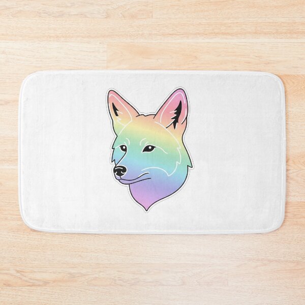 Item preview, Colorful Pastel Rainbow Fox Portrait designed and sold by Owcomm.