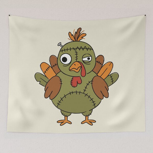 Item preview, Funny Turkey Face Halloween designed and sold by bihtti.