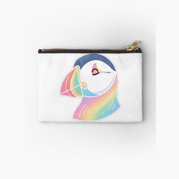 Item preview, Colorful Rainbow Puffin Bird Minimalist Portrait designed and sold by Owcomm.