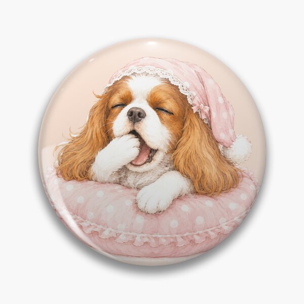 Item preview, Sleepy Cavalier Vol.8 | Sleepy Yawn Blenheim Cavalier King Charles Spaniel designed and sold by SakuraWaStyle.