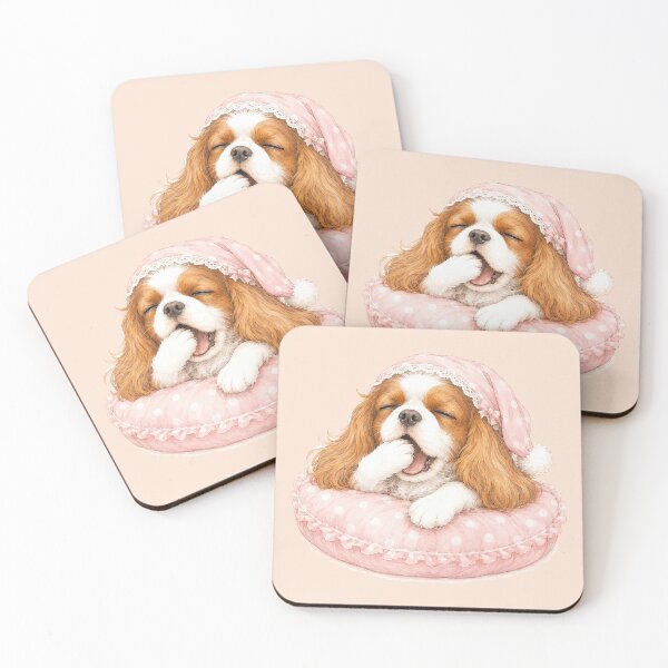 Item preview, Sleepy Cavalier Vol.8 | Sleepy Yawn Blenheim Cavalier King Charles Spaniel designed and sold by SakuraWaStyle.