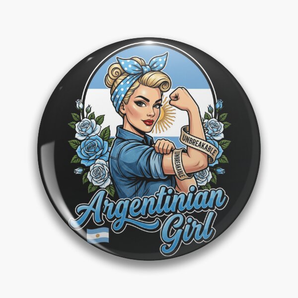 Item preview, Team Argentina Strong Unbreakable Argentinian Girl designed and sold by legendaryskins.