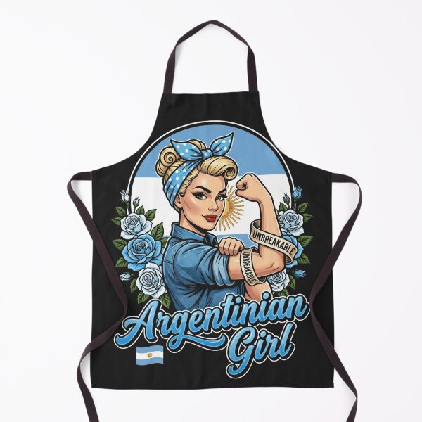 Item preview, Team Argentina Strong Unbreakable Argentinian Girl designed and sold by legendaryskins.