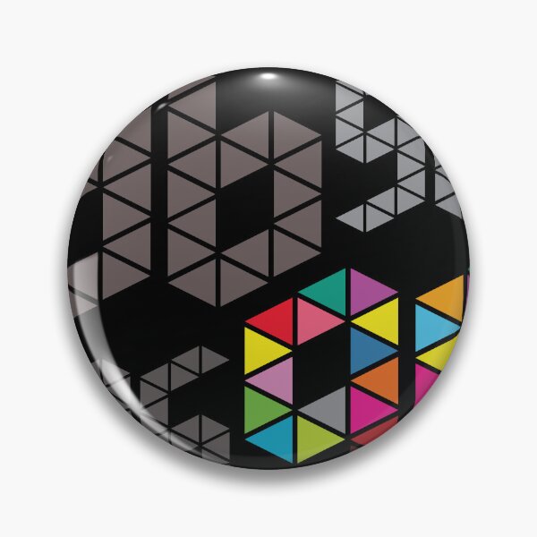 Item preview, Geometric Triangle Pattern Composition designed and sold by PowerAntShop.