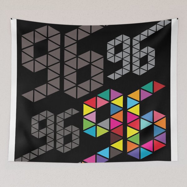 Item preview, Geometric Triangle Pattern Composition designed and sold by PowerAntShop.