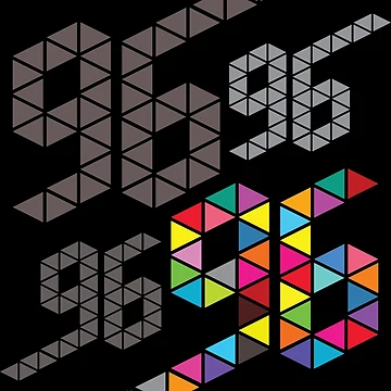 Artwork thumbnail, Geometric Triangle Pattern Composition by PowerAntShop