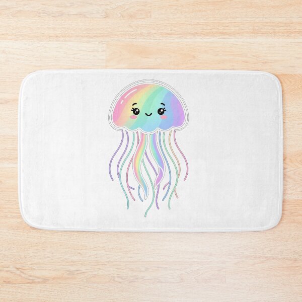 Item preview, Cute Pastel Rainbow Kawaii Jellyfish designed and sold by Owcomm.