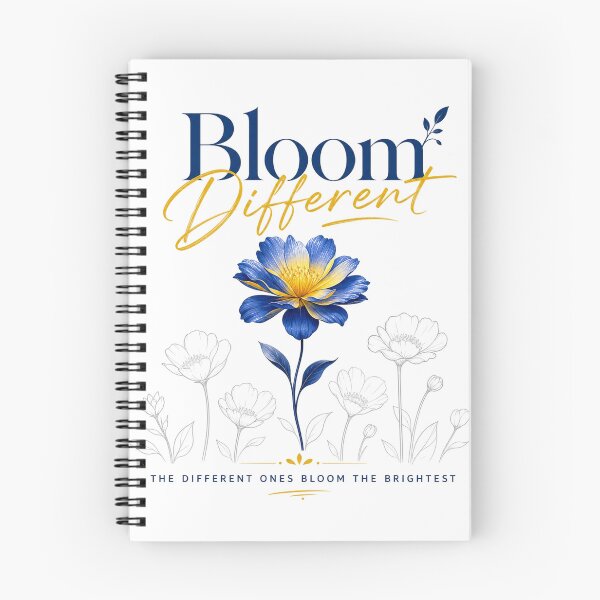 Item preview, The Different Ones Bloom the Brightest – Inspirational Flower Quote Design designed and sold by Cartoon art with a purpose ❤️ Supporting Althea’s friends .