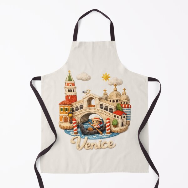 Item preview, Cute Knitted Venice Landmark | Handmade Yarn City Travel Souvenir designed and sold by Moons Studio.