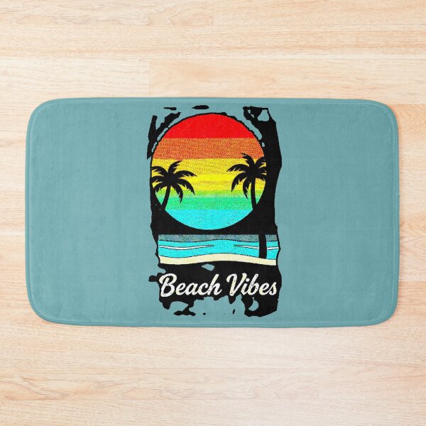 Item preview, Beach Vibes | Retro Sunset Beach Palm Trees Design designed and sold by AstronautMerch.