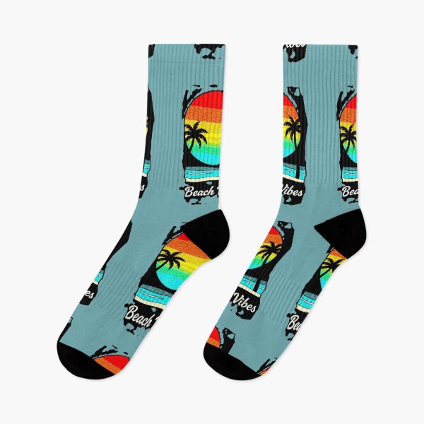 Item preview, Beach Vibes | Retro Sunset Beach Palm Trees Design designed and sold by AstronautMerch.