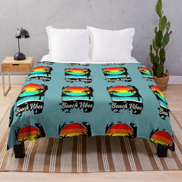 Item preview, Beach Vibes | Retro Sunset Beach Palm Trees Design designed and sold by AstronautMerch.
