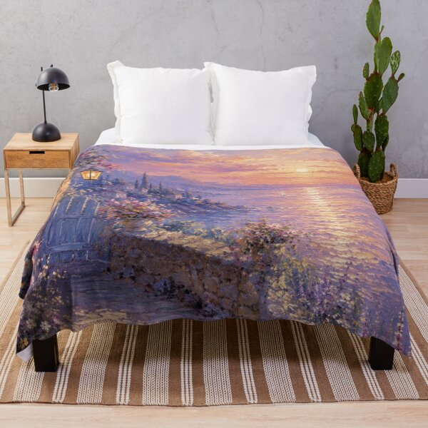 Item preview, Mediterranean Coastal Sunset Painting designed and sold by 0606PM.