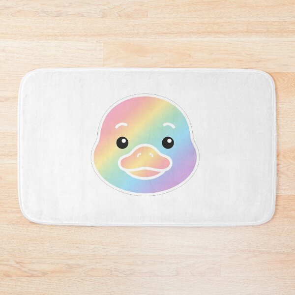 Item preview, Cute Rainbow Gradient Duck Face Icon designed and sold by Owcomm.