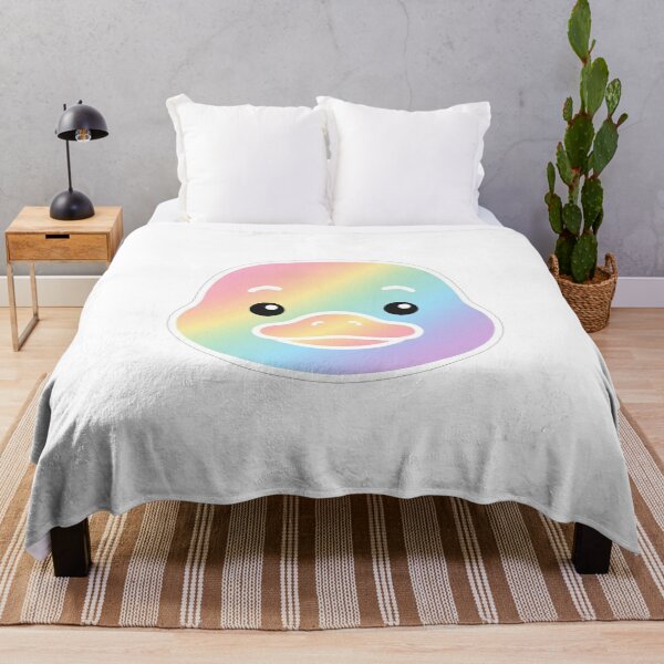 Item preview, Cute Rainbow Gradient Duck Face Icon designed and sold by Owcomm.