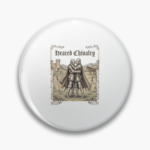 Item preview, Heated Chivalry Medieval Knights Gray Pride Embrace Dark Humor designed and sold by nojany.