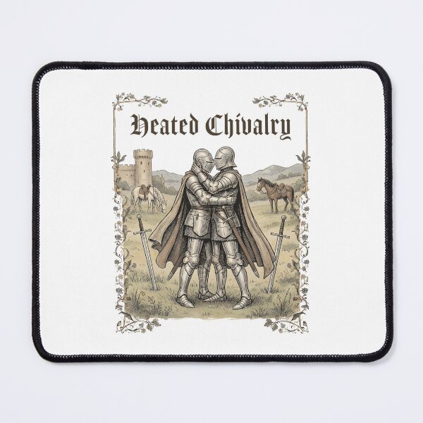 Item preview, Heated Chivalry Medieval Knights Gray Pride Embrace Dark Humor designed and sold by nojany.