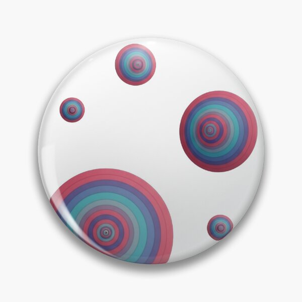 Item preview, Hypnotic Retro Circles: 3D Concentric Geometric Art designed and sold by Dzblack.