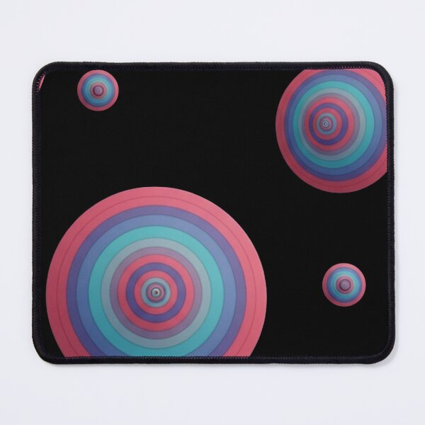 Item preview, Hypnotic Retro Circles: 3D Concentric Geometric Art designed and sold by Dzblack.