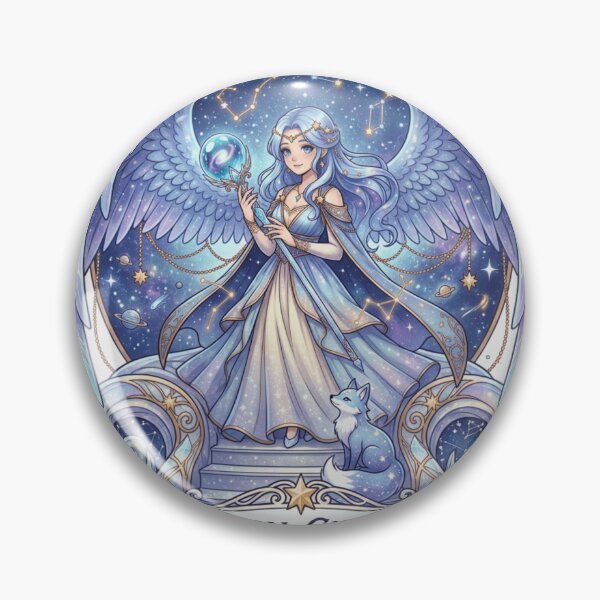 Item preview, Dreamy Celestial Guardian Sticker  designed and sold by Designertanya.