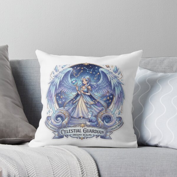 Item preview, Dreamy Celestial Guardian Sticker designed and sold by Designertanya.