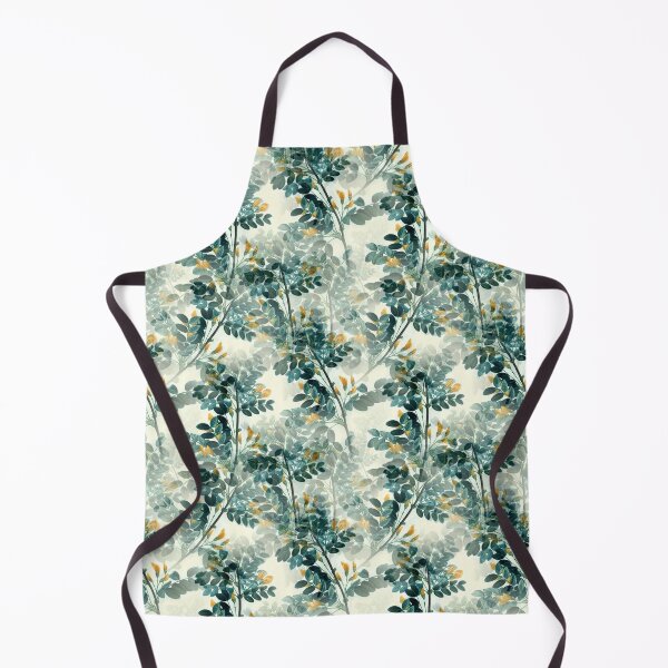 Item preview, Wispy Foliage with Orange Flowers designed and sold by The Painted Lamb.