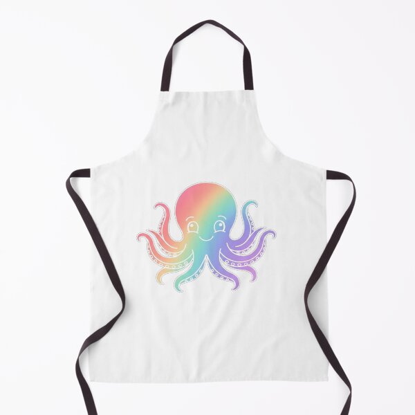 Item preview, Cute Rainbow Gradient Baby Octopus Illustration designed and sold by Owcomm.