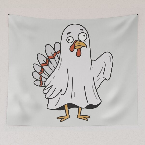 Item preview, Funny Turkey Face Halloween designed and sold by bihtti.