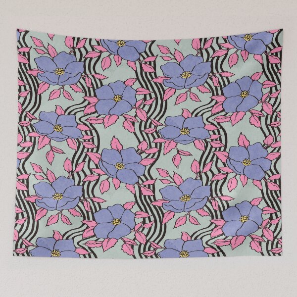 Item preview, Maximalist Single-Petal Rose - c2cfc8 designed and sold by knitetgantt.