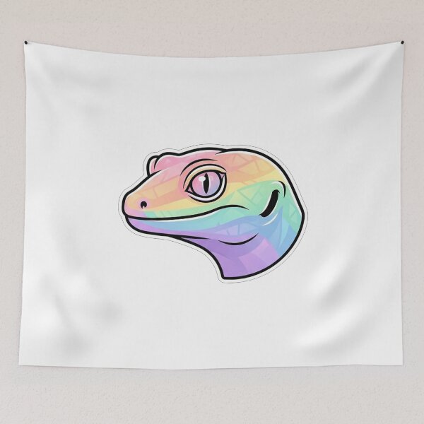 Item preview, Retrato de gecko leopardo arcoíris para amantes de los reptiles designed and sold by Owcomm.