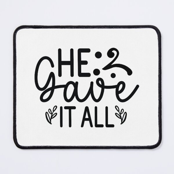 Item preview, He Gave It All - Easter Quotes Retro Vintage Aesthetic Cute Spring Religious Christian Faith Gift designed and sold by FuzionRaptor.