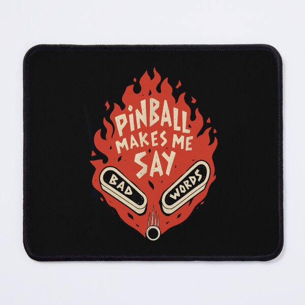 Item preview, Pinball Makes Me Say Bad Words Funny Retro Pinball Machine Gamer designed and sold by nojany.
