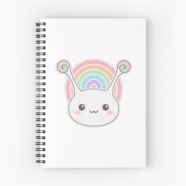 Item preview, Cute Kawaii Snail With Pastel Rainbow designed and sold by Owcomm.