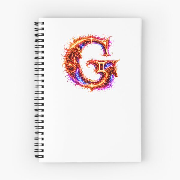 Item preview, Emberhoof Horse-Gemini Flame Letter G designed and sold by BlissBlvdShop.