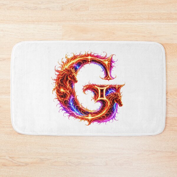 Item preview, Emberhoof Horse-Gemini Flame Letter G designed and sold by BlissBlvdShop.