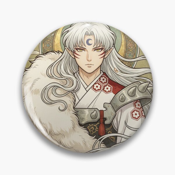 Item preview, Sesshoumaru in the Alphonse Mucha Style designed and sold by Solace Sparkles.